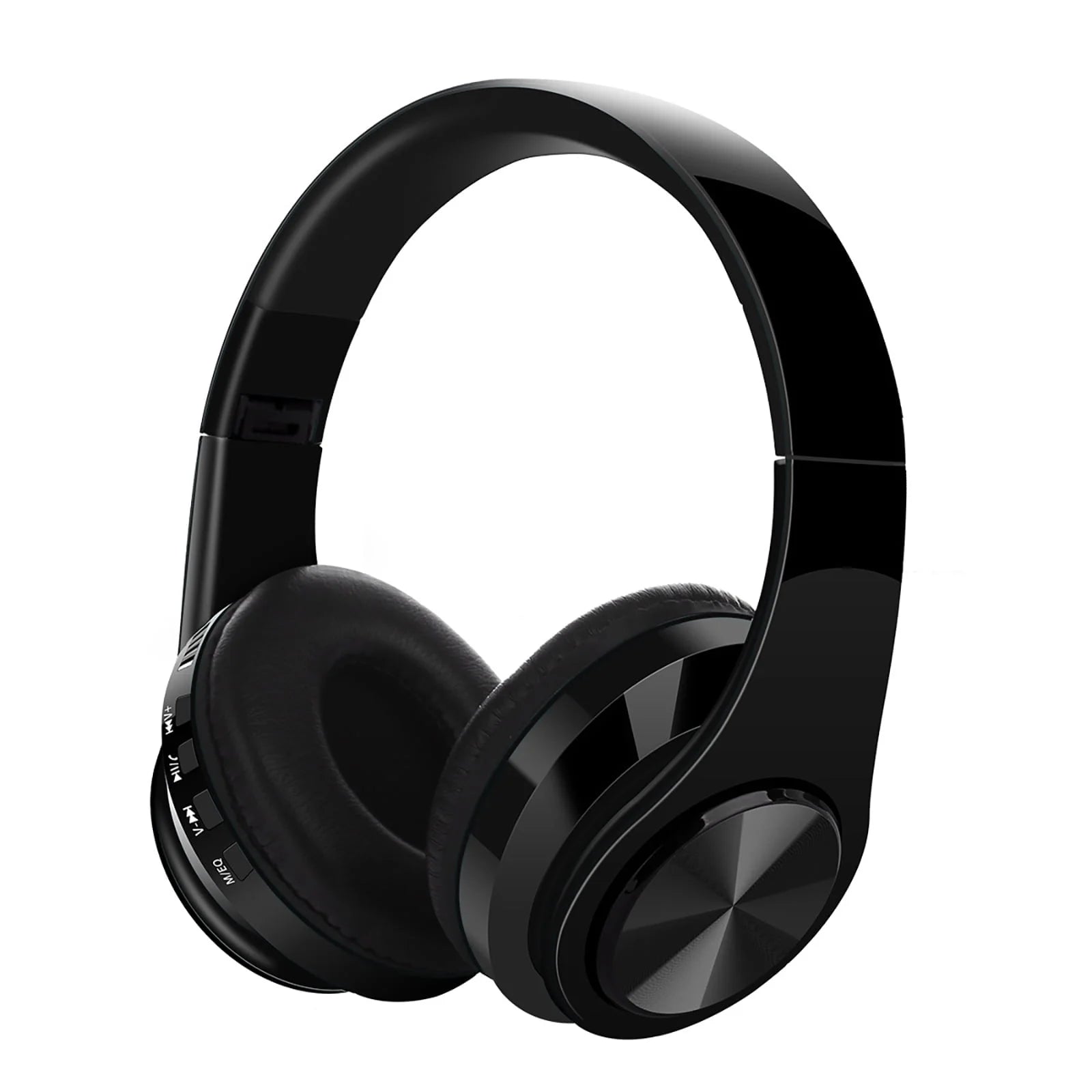 Foldable Bluetooth Noise-Canceling Over-Ear Headphones, Wireless Bluetooth Headphones, Foldable with Microphone Black, B3